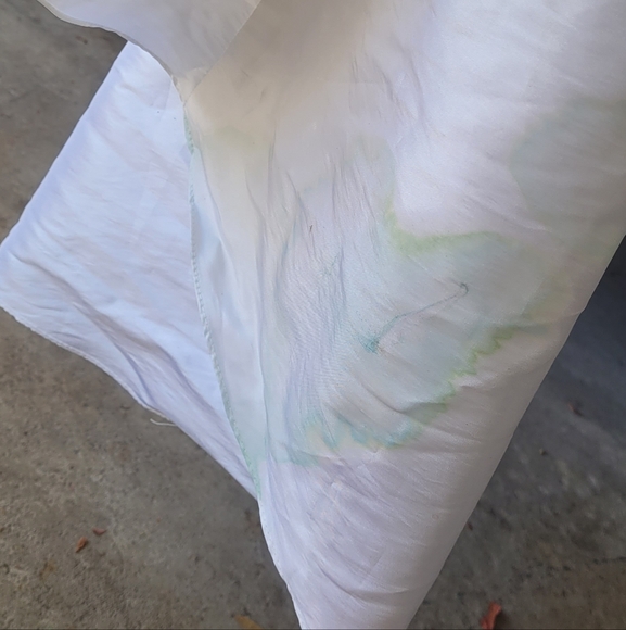 David's Bridal White Strapless Wedding Dress - Picture 9 of 14